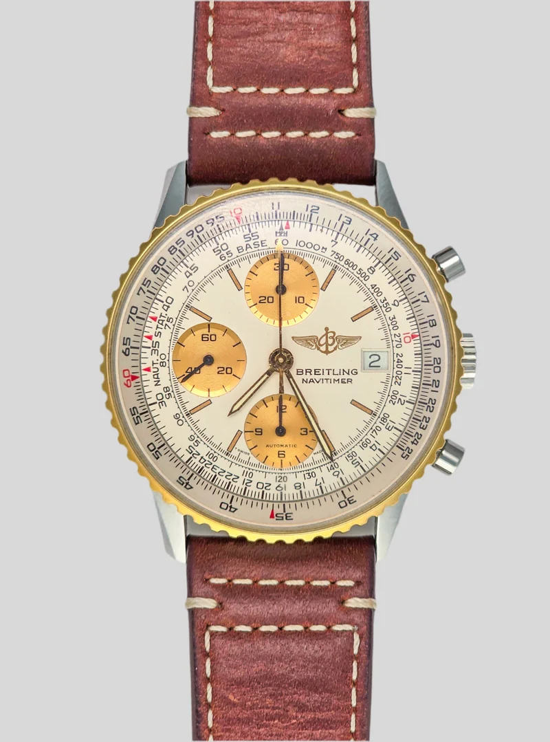 Breitling Navitimer Valjoux 7750 white