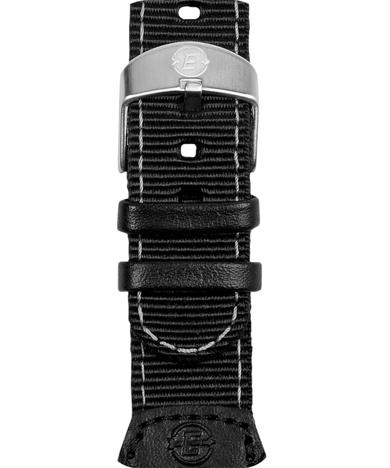 16mm Fabric with Leather Strap