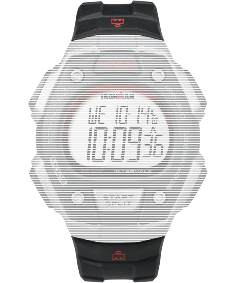 Replacement 18mm Black Resin Strap for Ironman® Classic 50 Full-Size