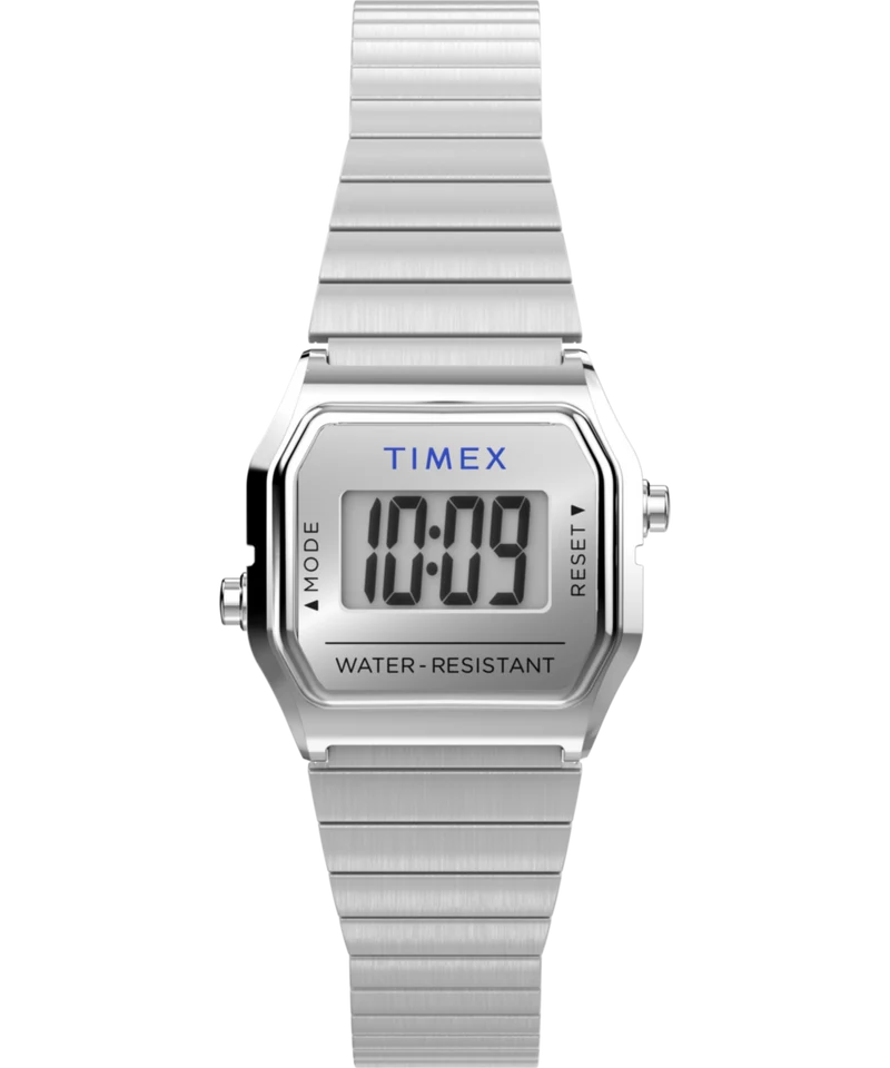 Teeny Tiny Timex Endorsed by Dimepiece 20mm Stainless Steel Expansion Band Watch with Perfect Fit