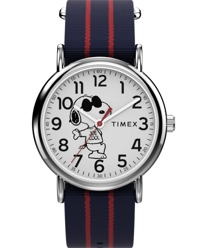 Peanuts® x Timex Weekender Joe Cool 38mm Fabric Strap Watch