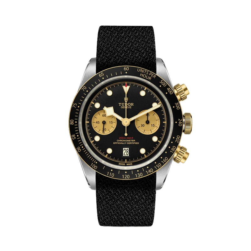 Black Bay Chrono S&G 41mm - Black on Fabric Strap