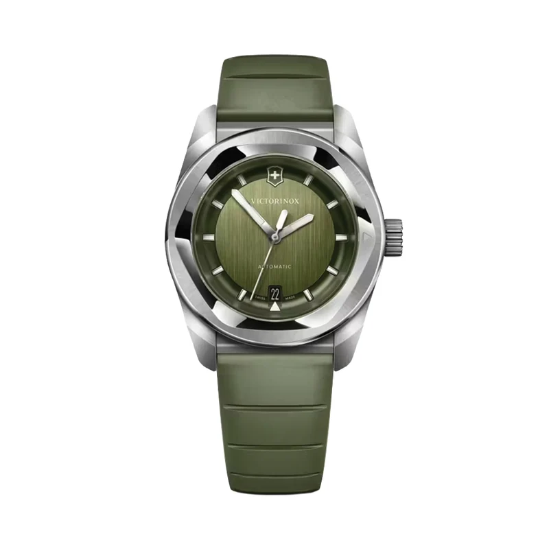 Concept One Automatic 39mm - Green on Rubber Strap