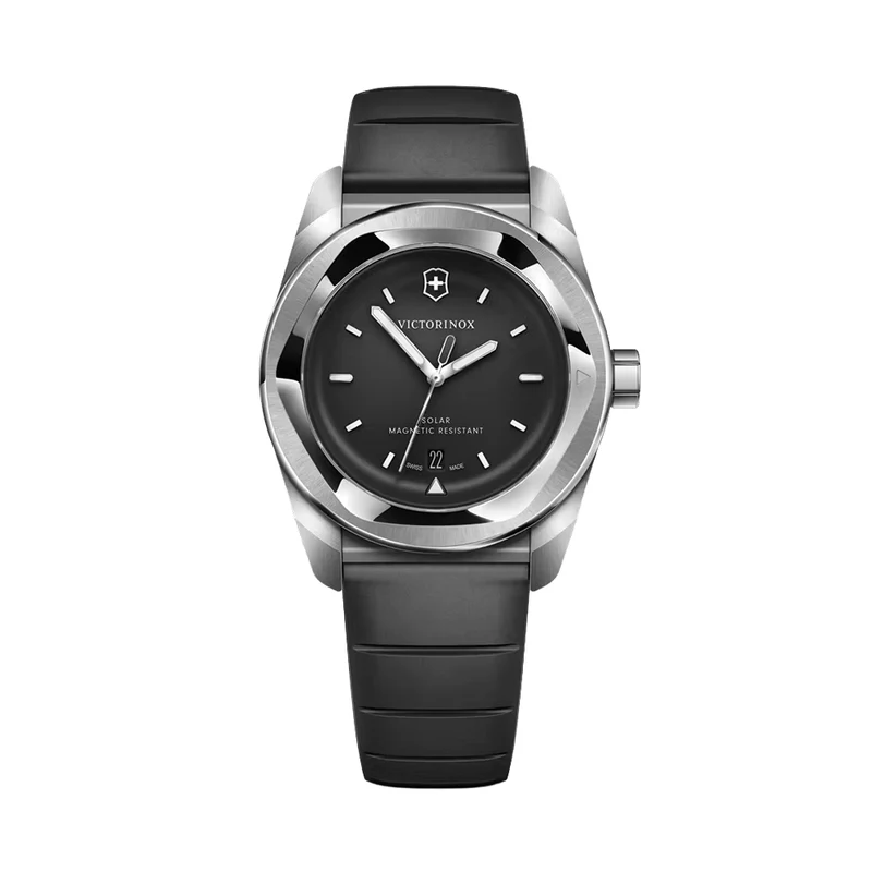 Concept One Solar 39mm - Black on Rubber Strap
