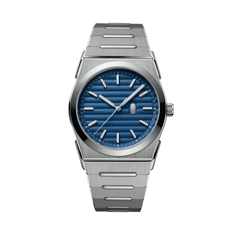 Louis Erard 2340 40mm - Blue on Bracelet