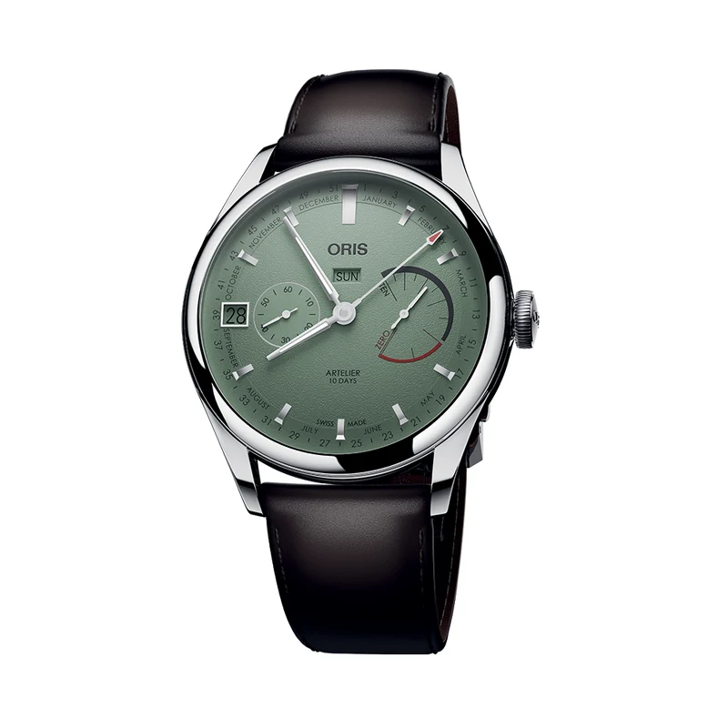 Artelier Calibre 113 43mm - Green on Leather Strap