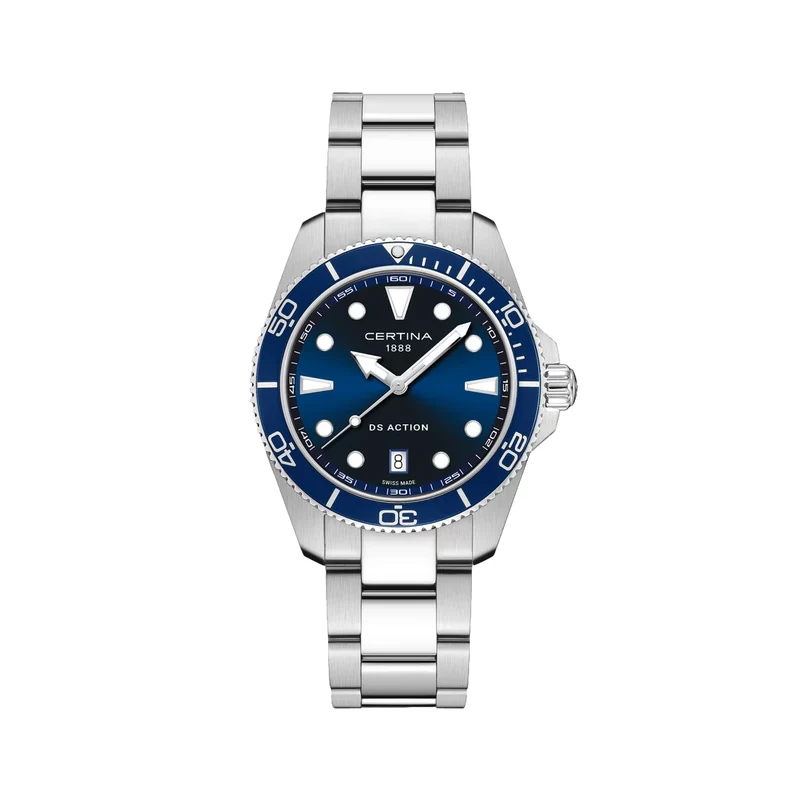 DS Action 40mm - Blue on Bracelet