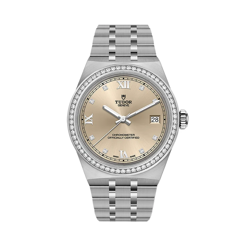 TUDOR Royal 36mm - Ivory, Diamond-Set on Bracelet