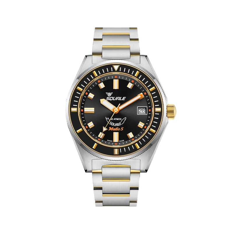 Matic S 39.5mm - Two-Tone Black on Bracelet