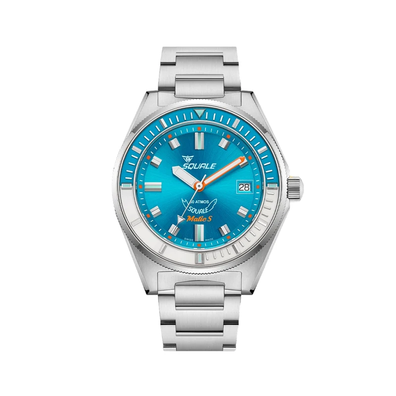 Matic S 39.5mm - Light Blue on Bracelet
