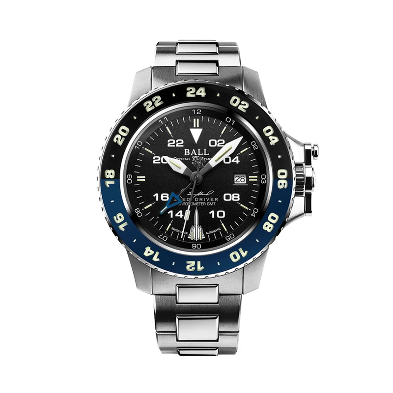 Engineer Hydrocarbon AeroGMT Sled Driver Limited Edition 42mm - Black on Bracelet