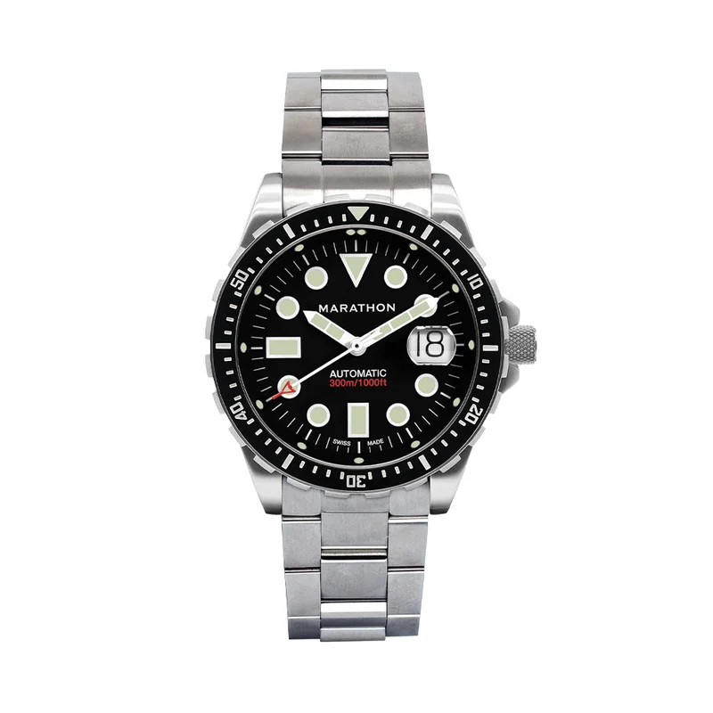OSAR-D Type I Automatic with Date 46mm - Black on Bracelet
