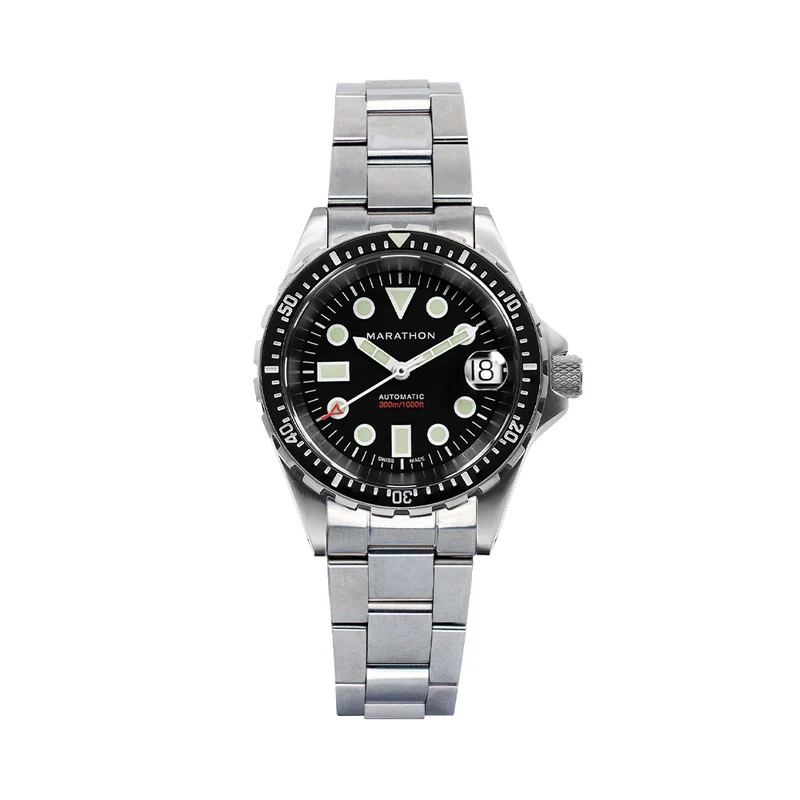 OSAR-D Type I Automatic with Date 36mm - Black on Bracelet