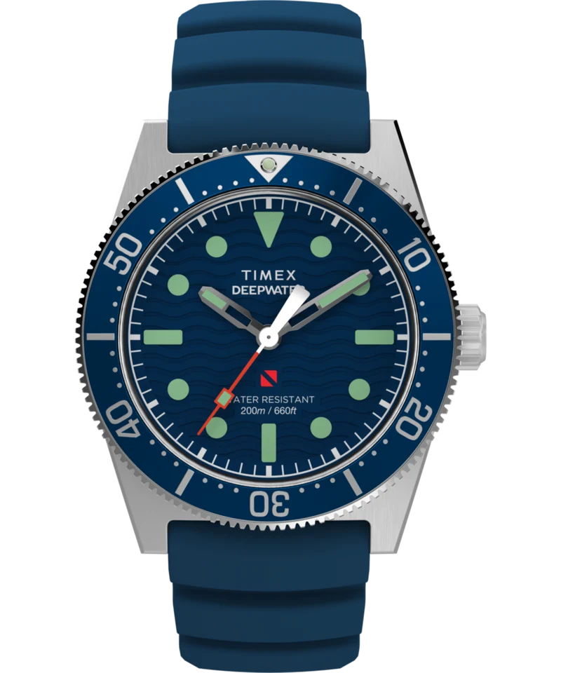 Deepwater Reef 200 41mm Synthetic Rubber Strap Watch