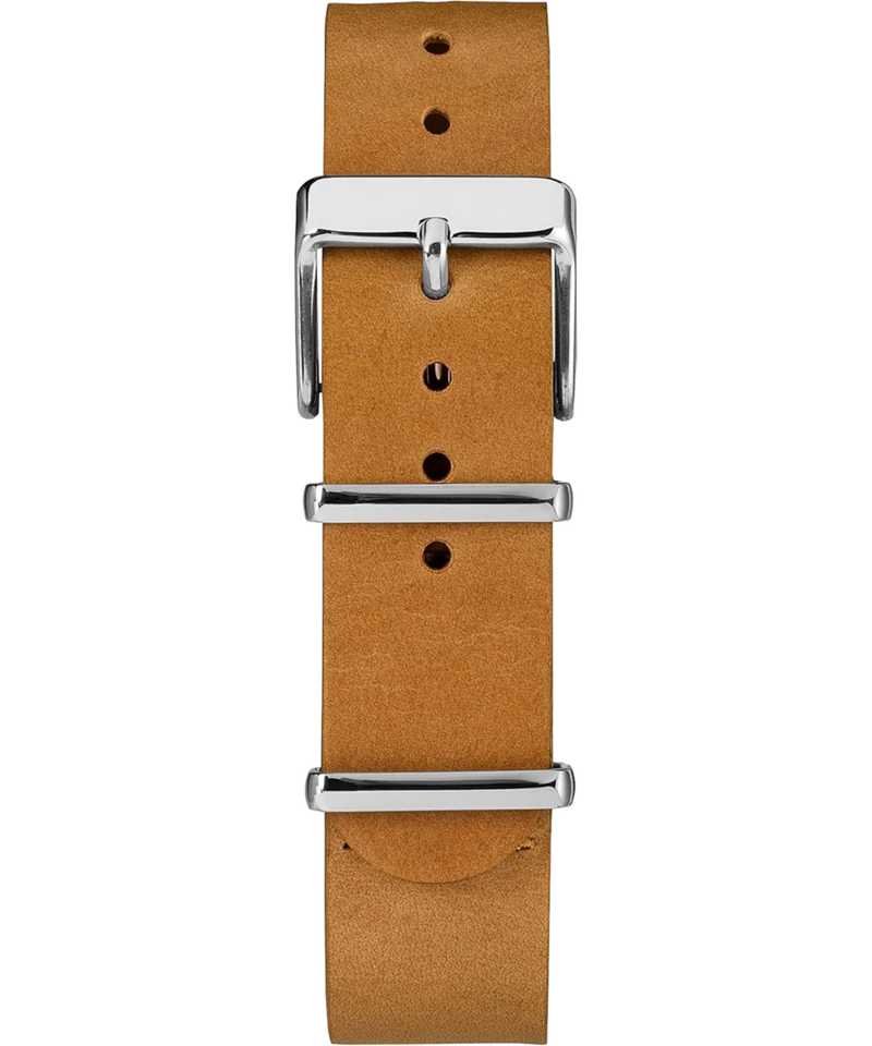 20mm Leather Slip-Thru Double Layer Strap