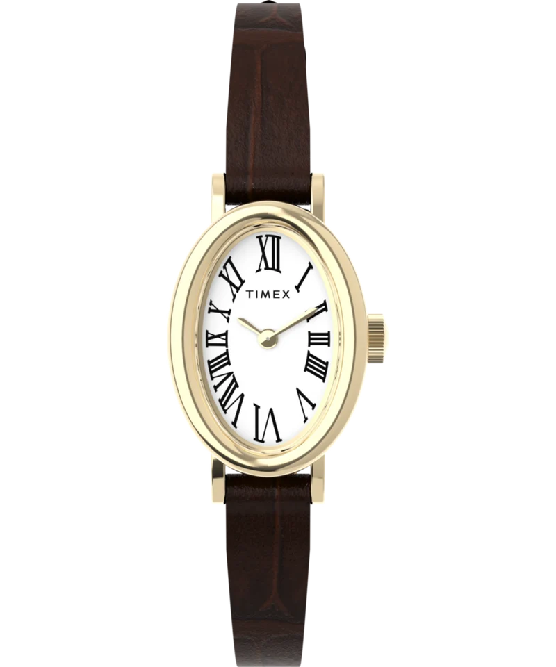 Cavatina 19mm Leather Strap Watch