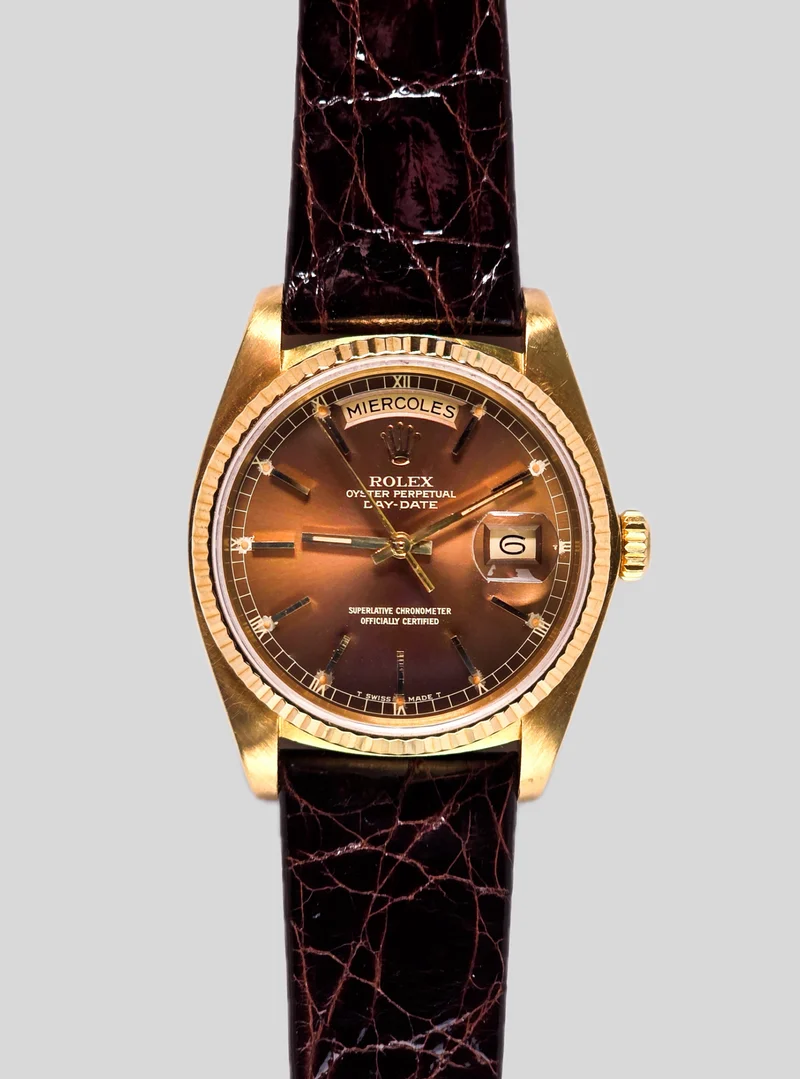 Rolex Day-Date 18038 brown