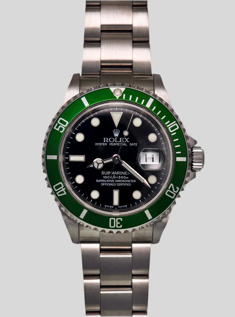 Rolex Submariner 16610 LV “Kermit” fat 4