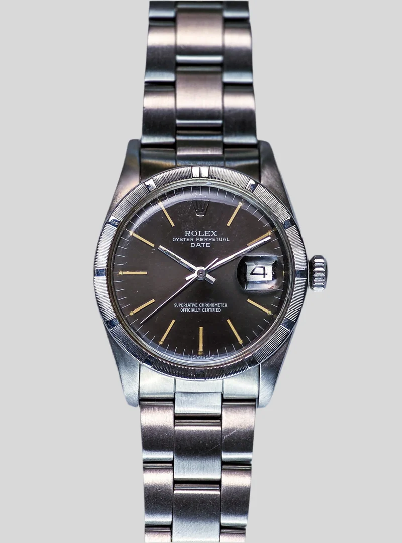 Rolex Date Engine Bezel 1501 grey