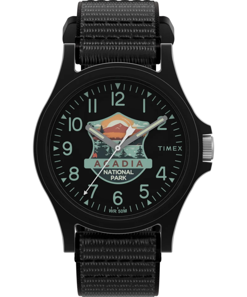 Timex Acadia National Park 40mm Fabric Strap Watch