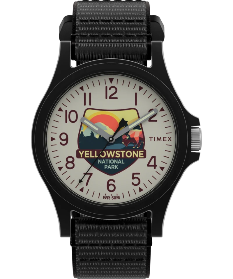 Timex Yellowstone National Park 40mm Fabric Strap Watch