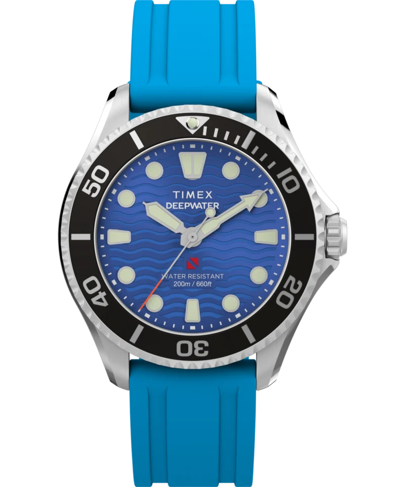 Deepwater Meridian 200 38mm HNBR Rubber Strap Watch