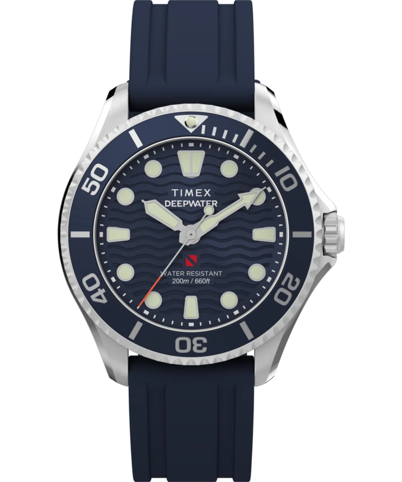 Deepwater Meridian 200 38mm HNBR Rubber Strap Watch