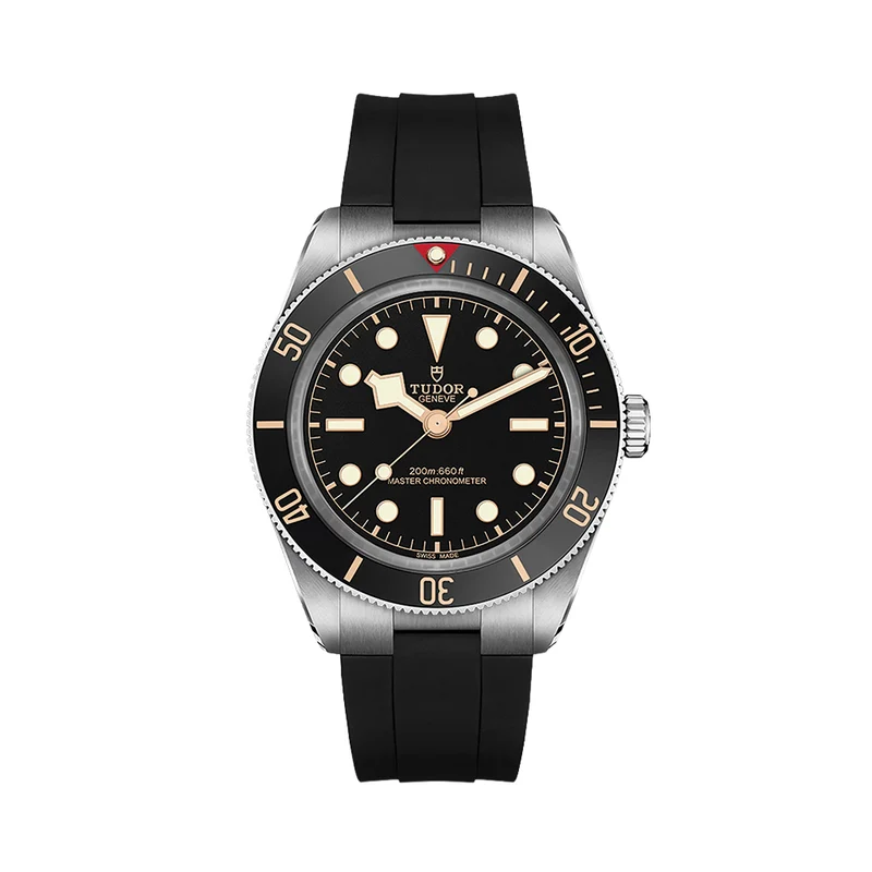 Black Bay 58 39mm - Black on Rubber Strap
