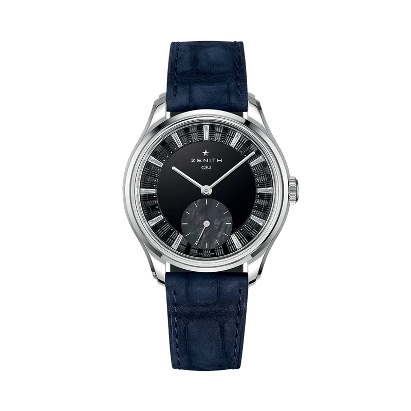 G.F.J. Tantalum Limited Edition 39.15mm - Black on Leather Strap, and Two Additional Leather Straps