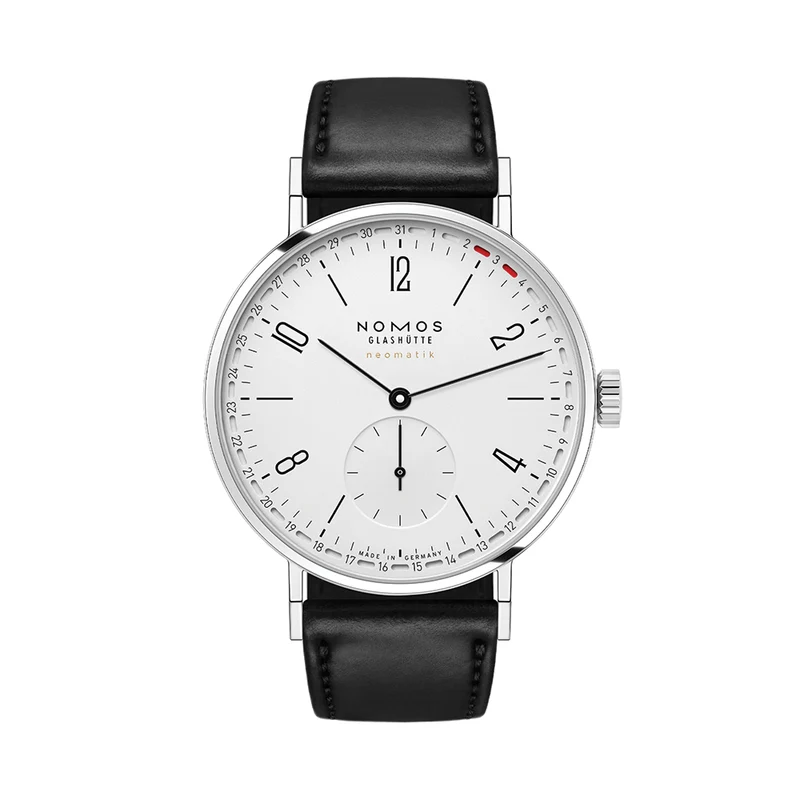 Tangente Neomatik Update 38.5mm - White on Leather Strap