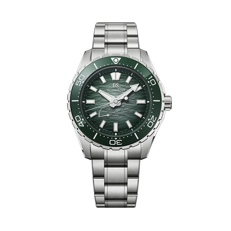 SLGB025 Spring Drive UFA Ushio 300 Diver 40.8mm - Green on Bracelet