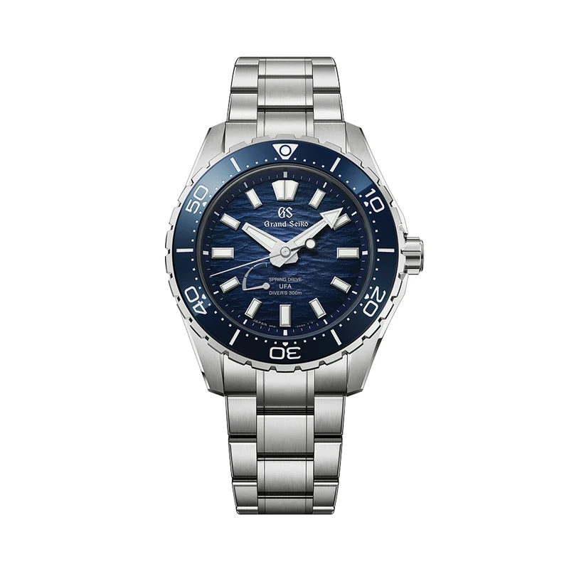 SLGB023 Spring Drive UFA Ushio 300 Diver 40.8mm - Blue on Bracelet