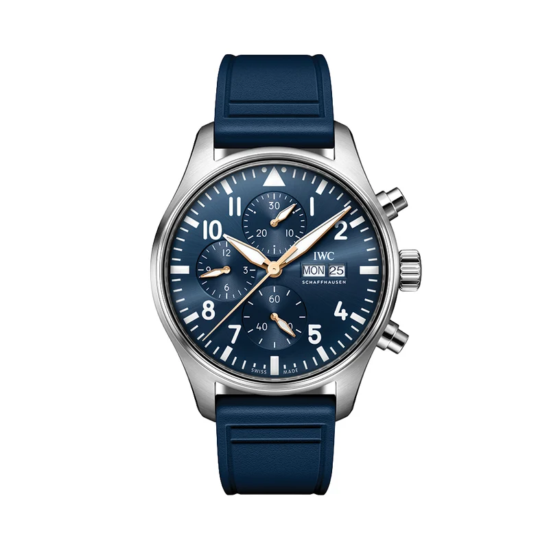 Pilot’s Watch Chronograph Le Petit Prince 43mm - Blue on Rubber Strap