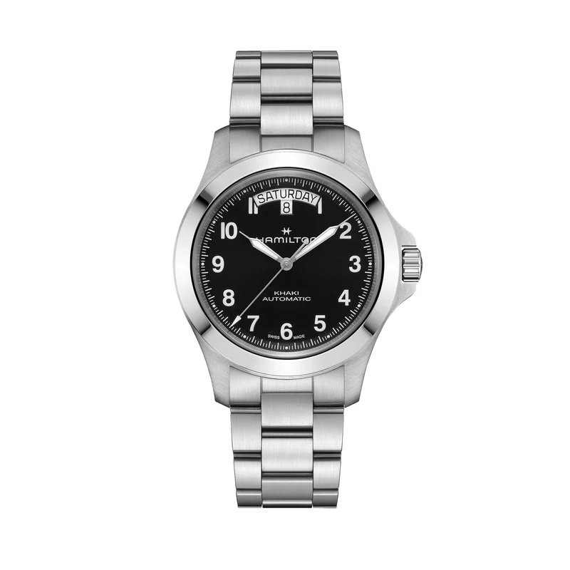 Khaki Field Auto 40mm - Black on Bracelet