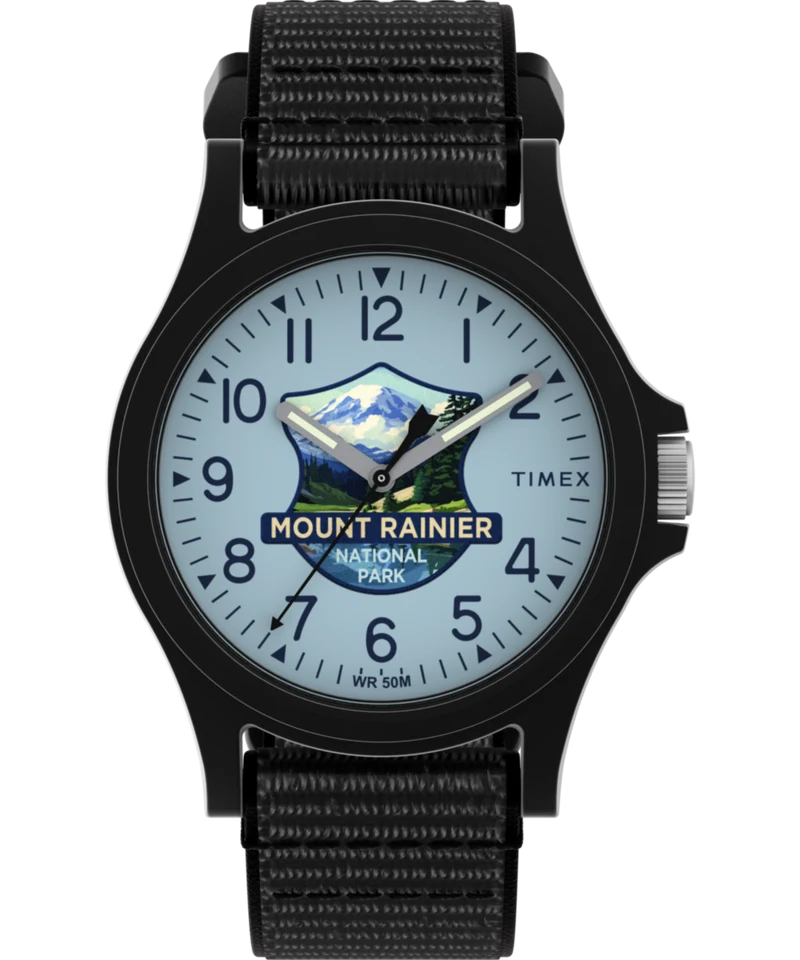 Timex Mount Rainier National Park 40mm Fabric Strap Watch