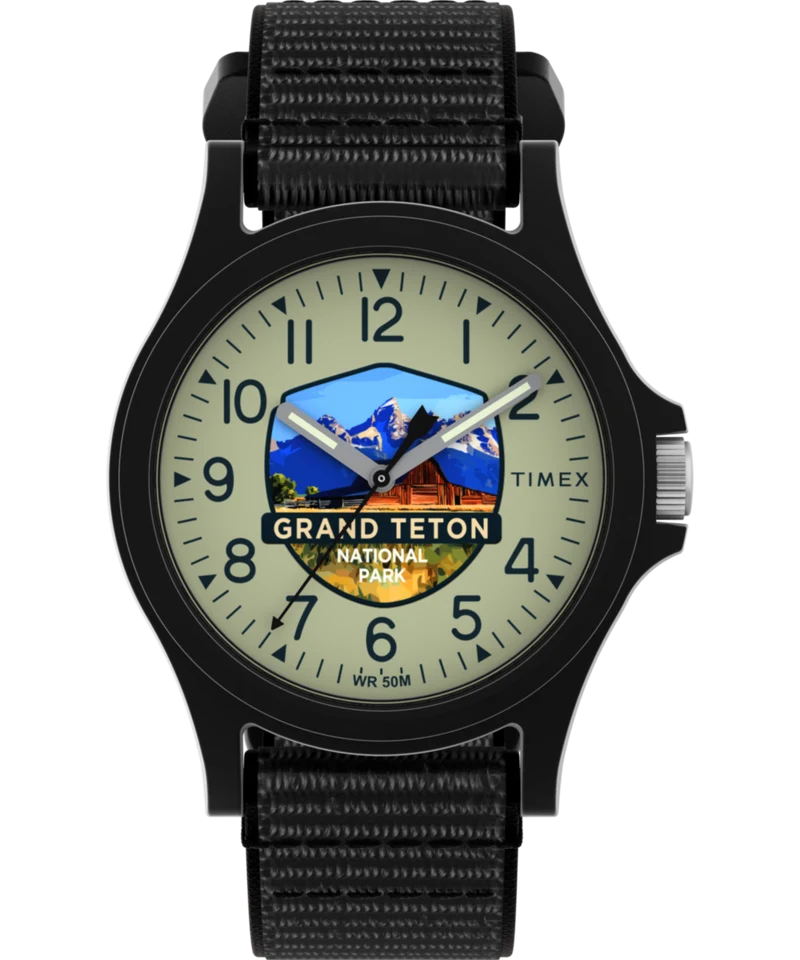 Timex Grand Teton National Park 40mm Fabric Strap Watch