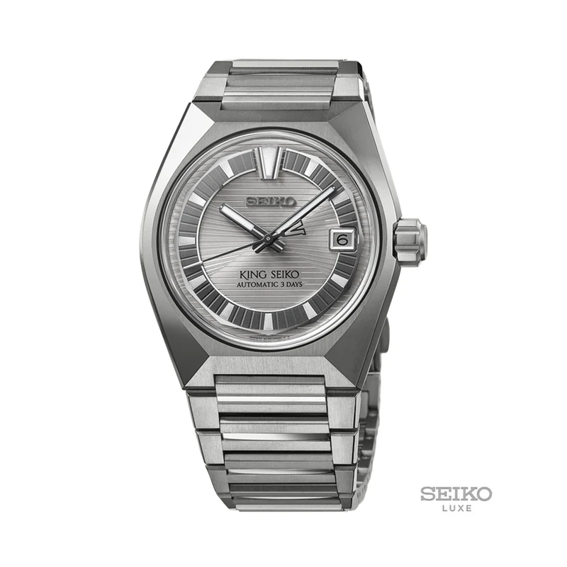 HKF002 King Seiko VANAC 41mm - Silver on Bracelet