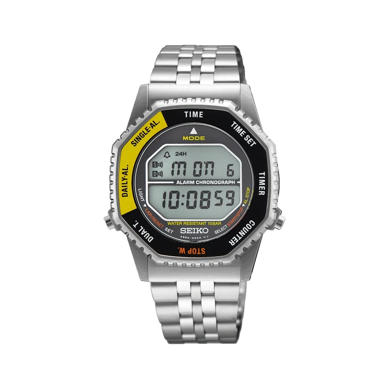 SMGG17 Digital Quartz Chronograph 37mm - Yellow on Bracelet