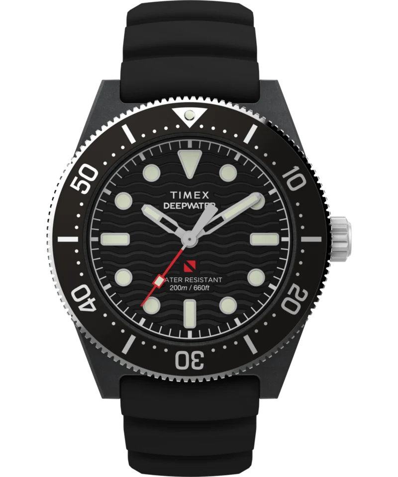 Deepwater Reef 200 XCF 43mm Synthetic Rubber Strap Watch