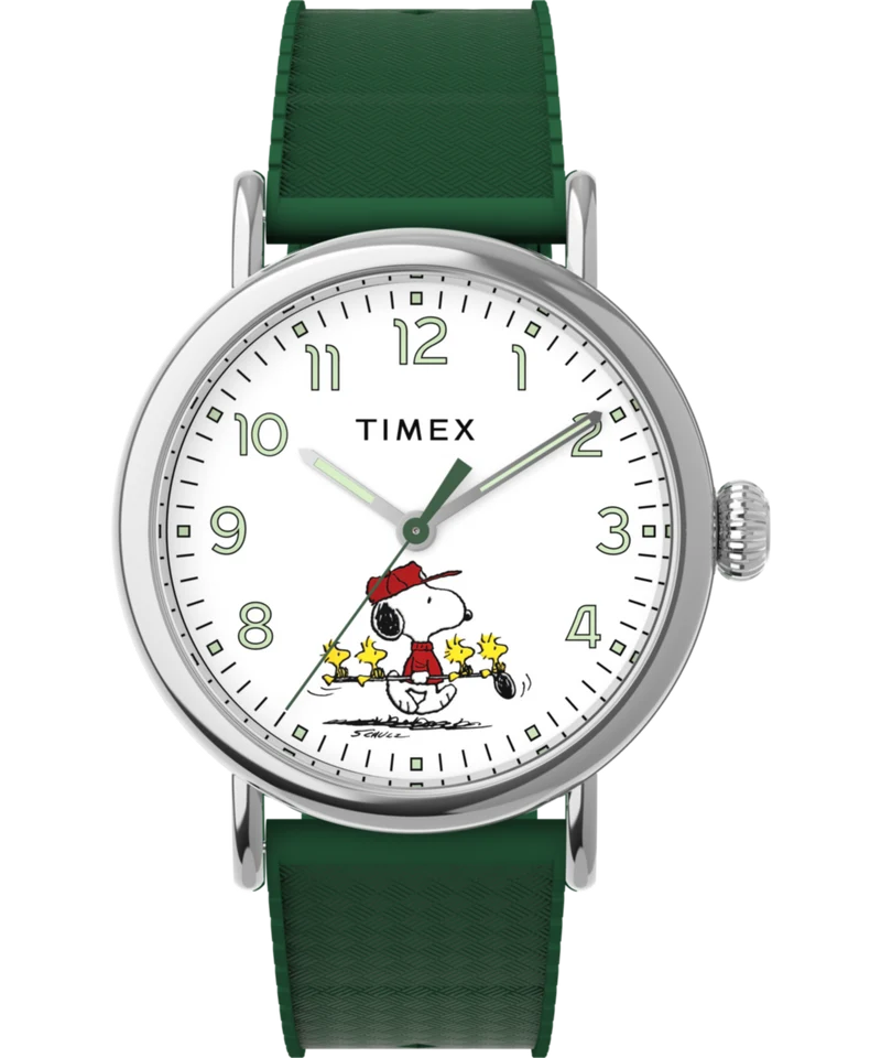 Peanuts® x Timex Standard Golf 40mm Synthetic Rubber Strap Watch