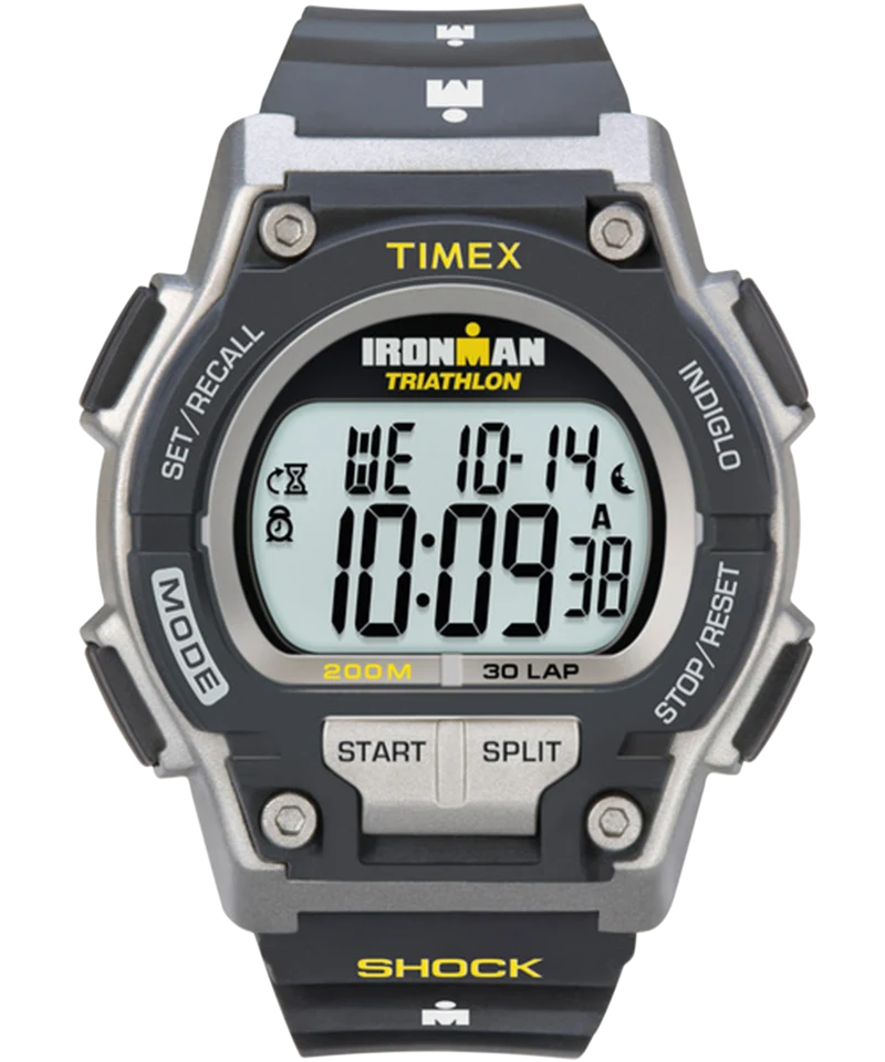 IRONMAN Original 30 Shock Full-Size Resin Strap Watch