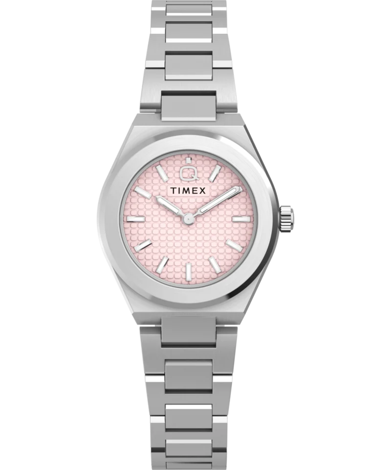 Q Timex® Continental Mini 24mm Stainless Steel Bracelet Watch