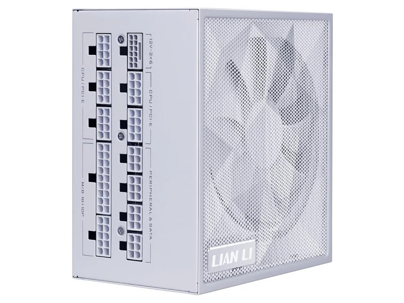 Lian Li SX Platinum SX1200P.W 1200W 80+ Platinum Fully Modular ATX 3.1 Power Supply - White