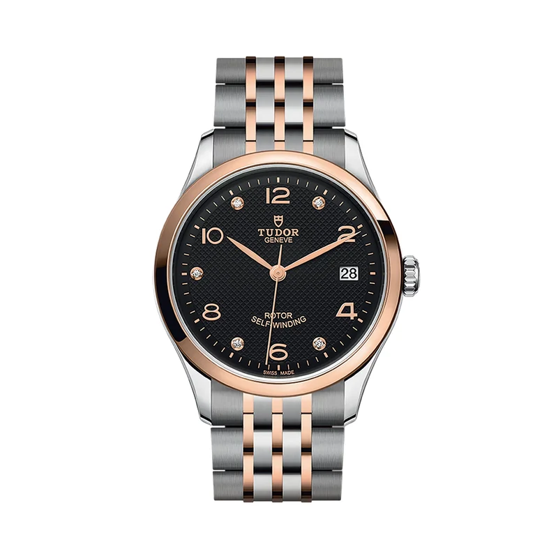 1926 Two-Tone 36mm - Black, Diamond-set on Bracelet