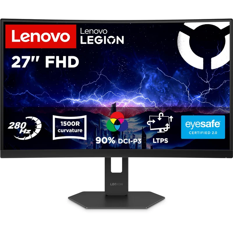 Lenovo Legion 27-2C 27" Full HD 280Hz Curved Gaming Monitor