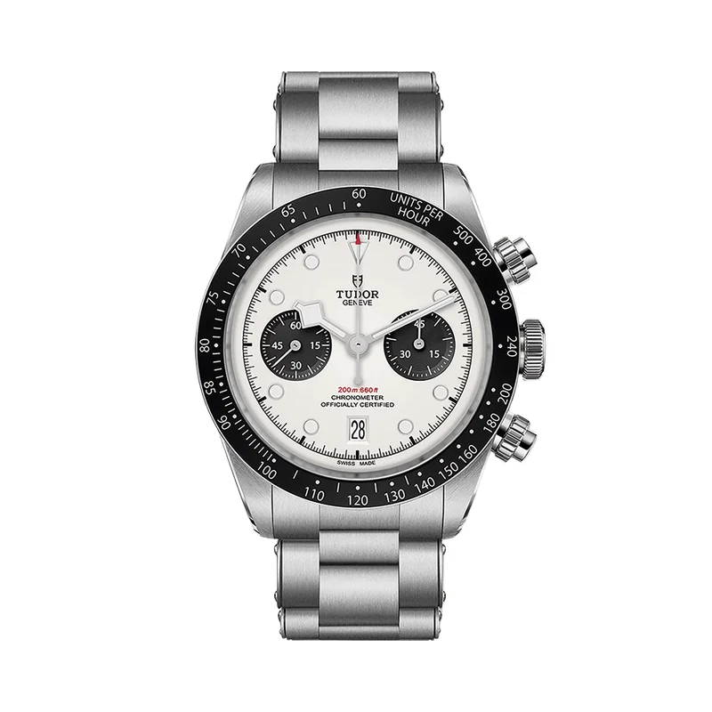 Black Bay Chrono 41mm - Opaline on 3-Link Bracelet