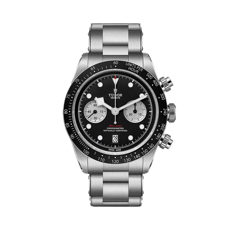 Black Bay Chrono 41mm - Black on 3-Link Bracelet