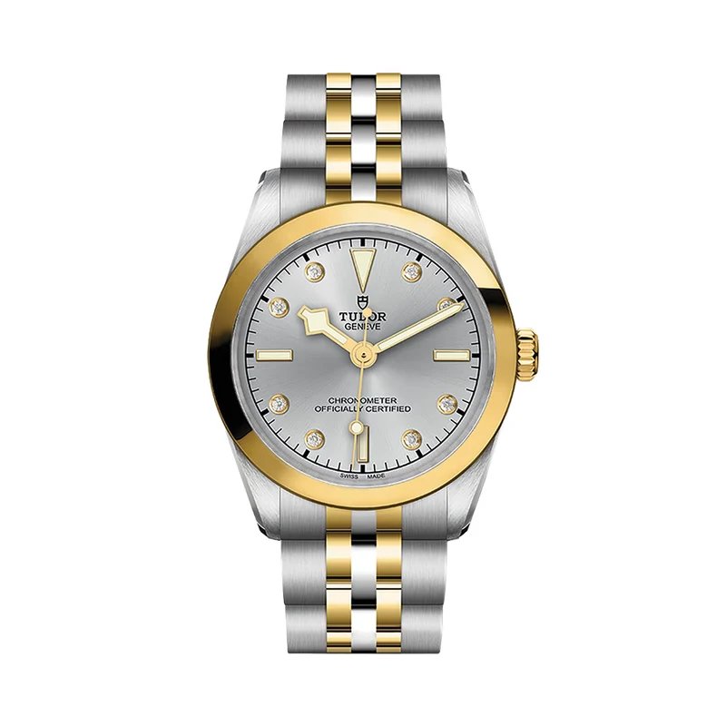 Black Bay One S&G 31mm - Silver, Diamond-Set on Bracelet