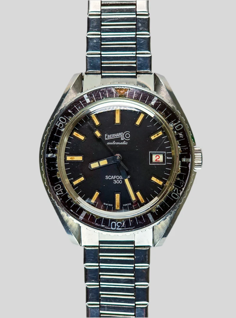 Eberhard Scafograf 300 bracelet & box