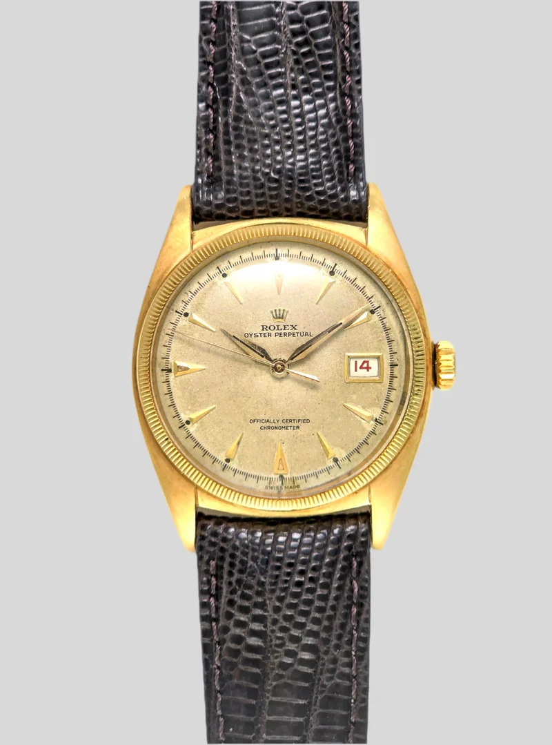 Rolex 6105 “Ovettone” yellow gold